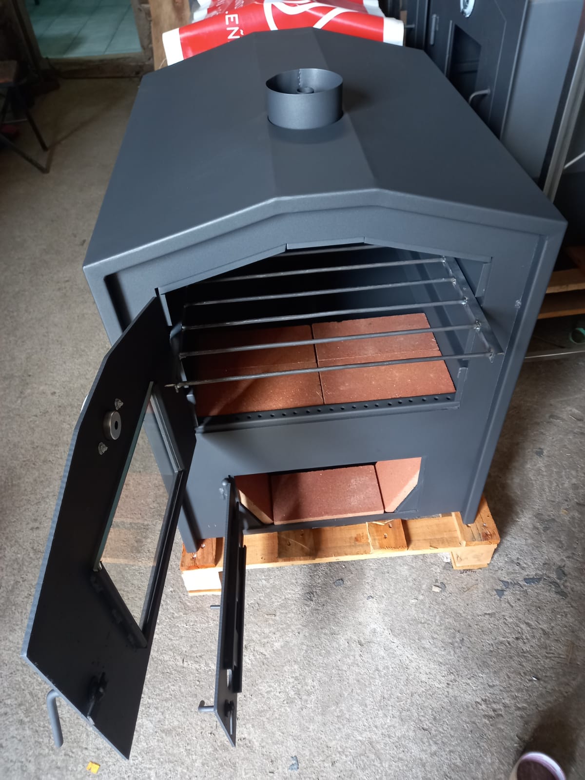 Horno a leña de mesada - TOMLEY ESTUFAS
